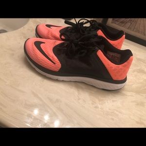 Peach and black color Nike